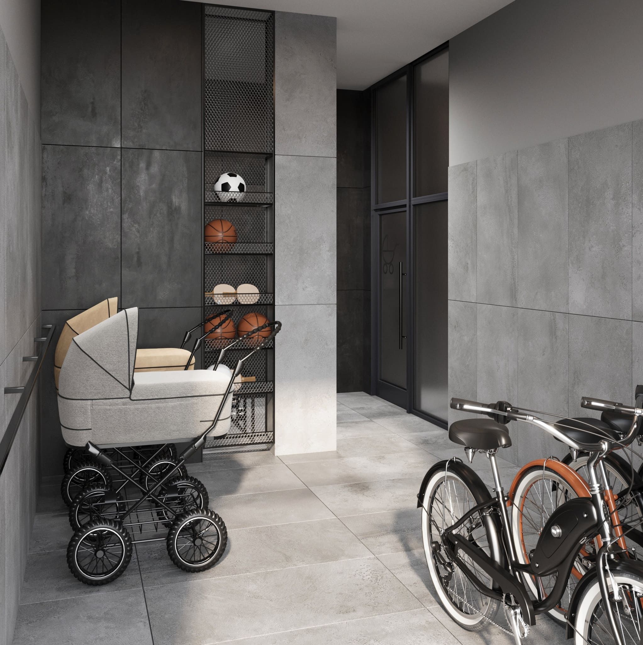 Просторные колясочные