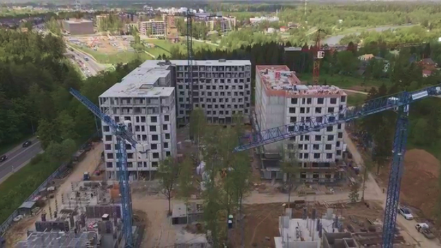 Динамика строительства Никольского квартала Отрада – май